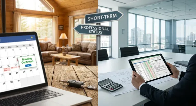 Short-term rental tax loophole vs. real estate professional status
