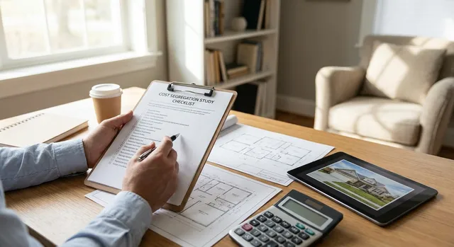 Cost segregation study checklist for first-year rental owners