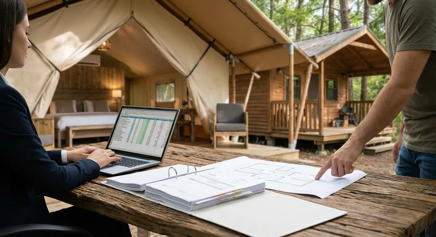 Cost segregation for glamping and cabin rental sites