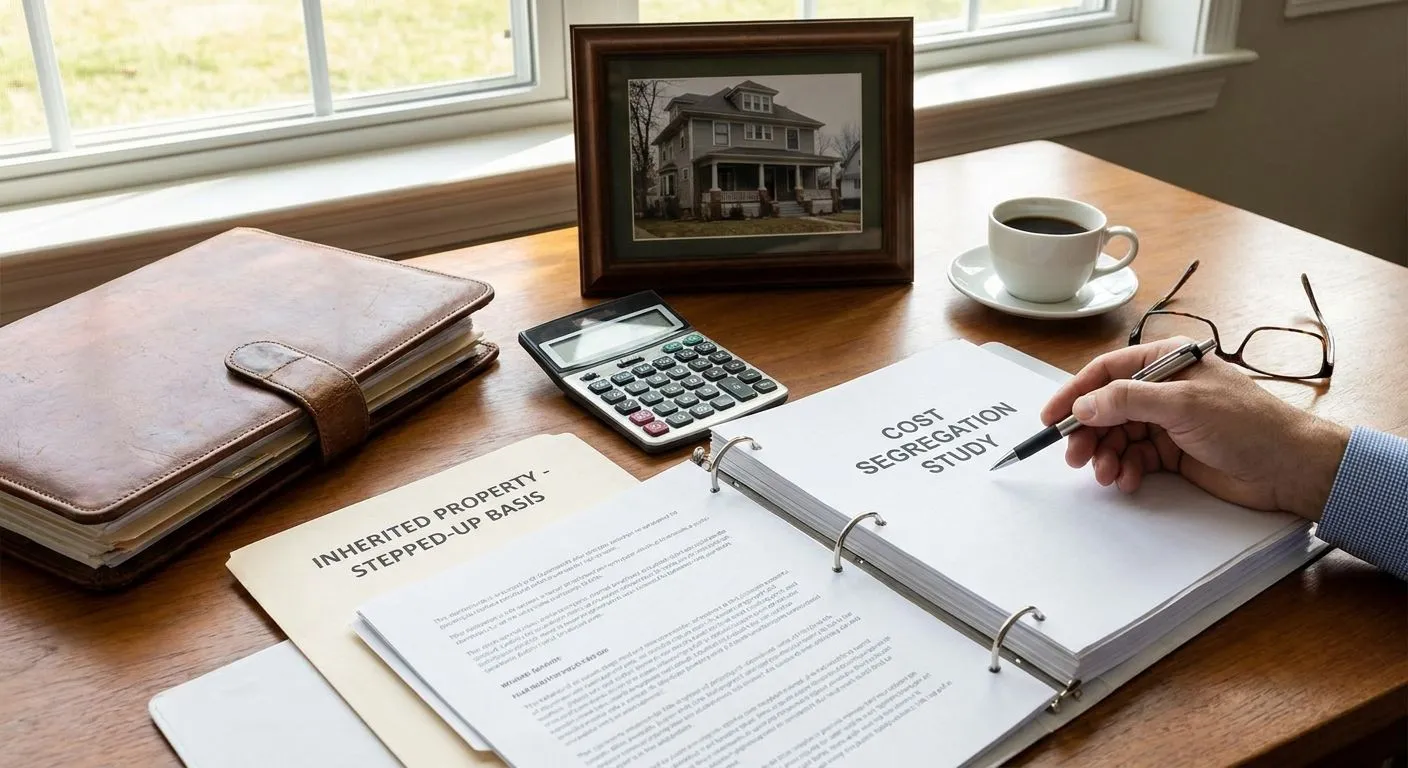Cost segregation for inherited rental property and stepped-up basis