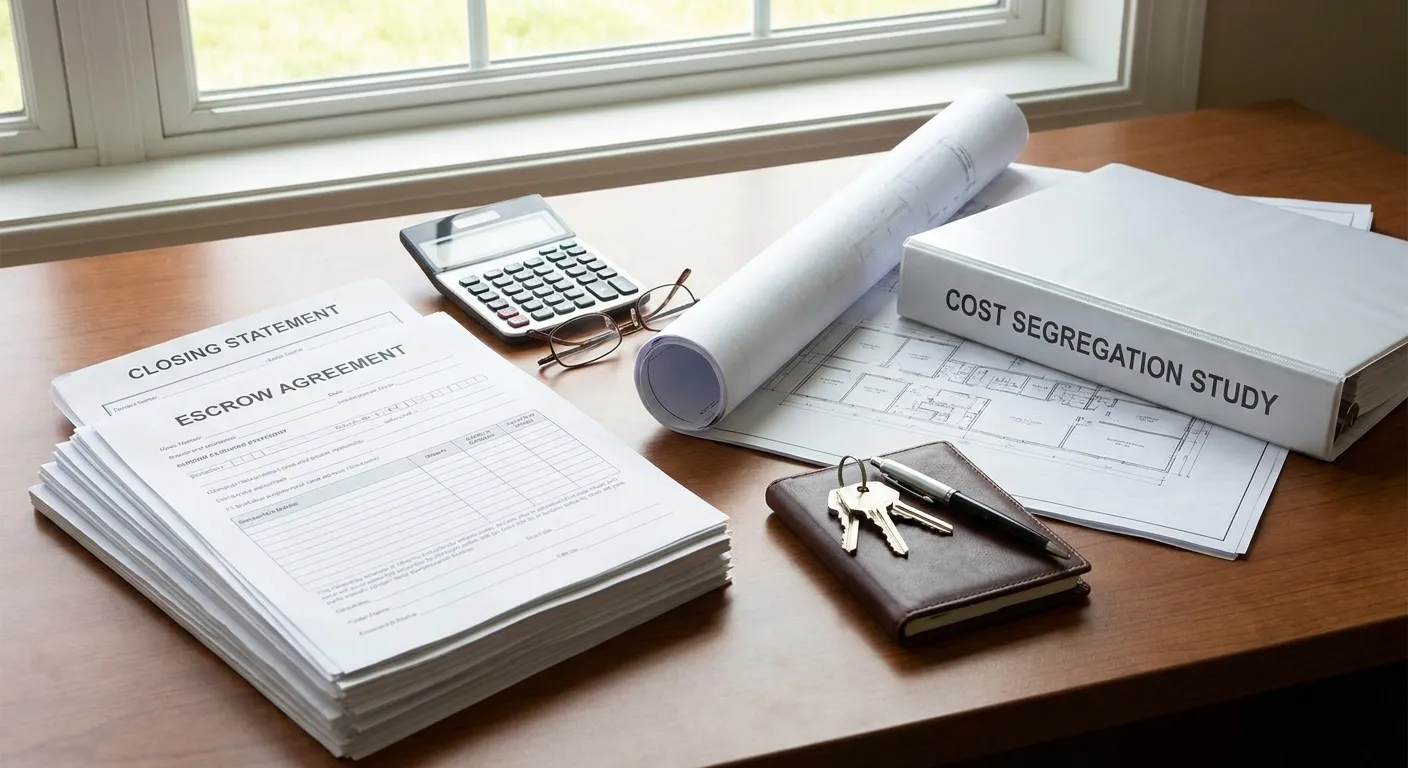How a cost segregation study interacts with your escrow and closing costs