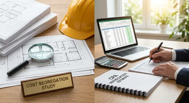 Cost segregation study vs. hiring a CPA to estimate depreciation