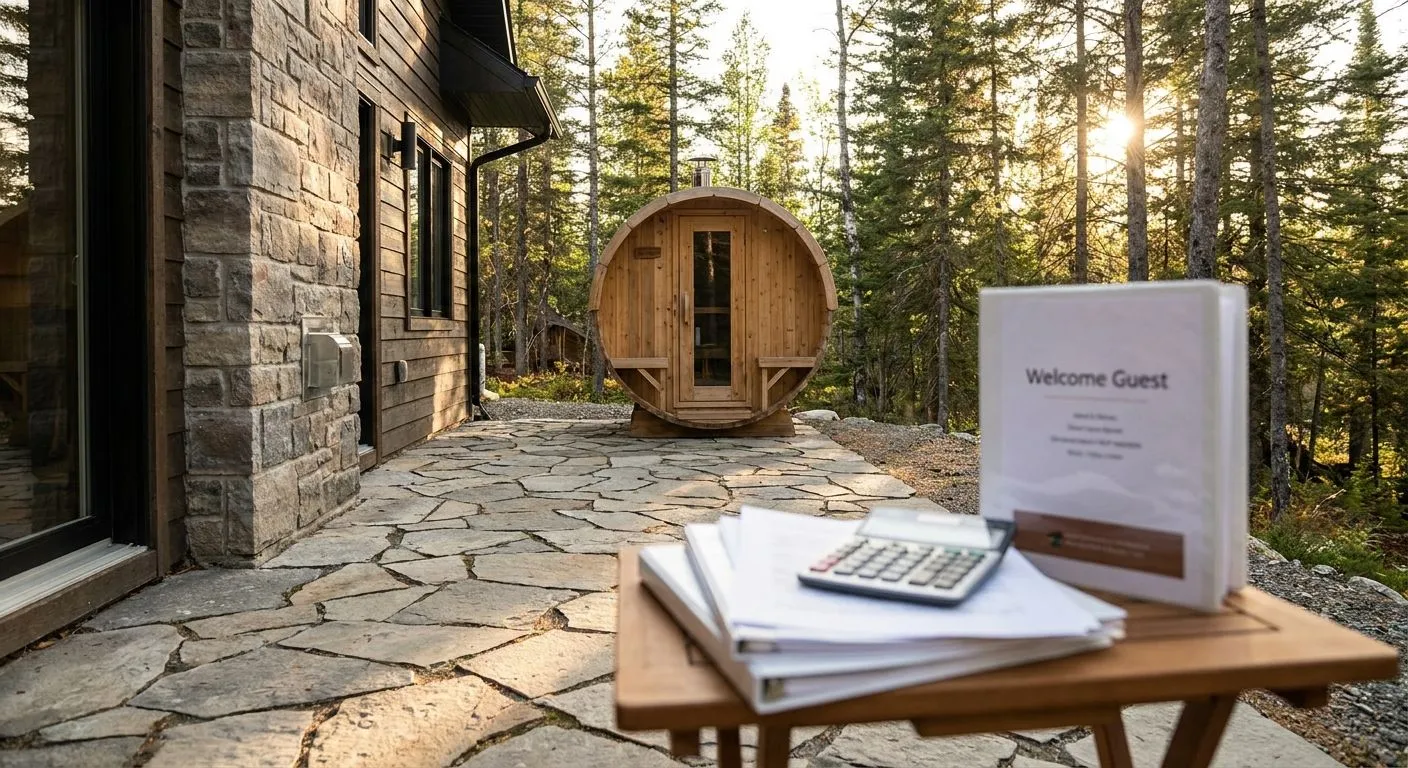 How an Outdoor Sauna May Be Classified in a Short-Term Rental Cost Segregation Study
