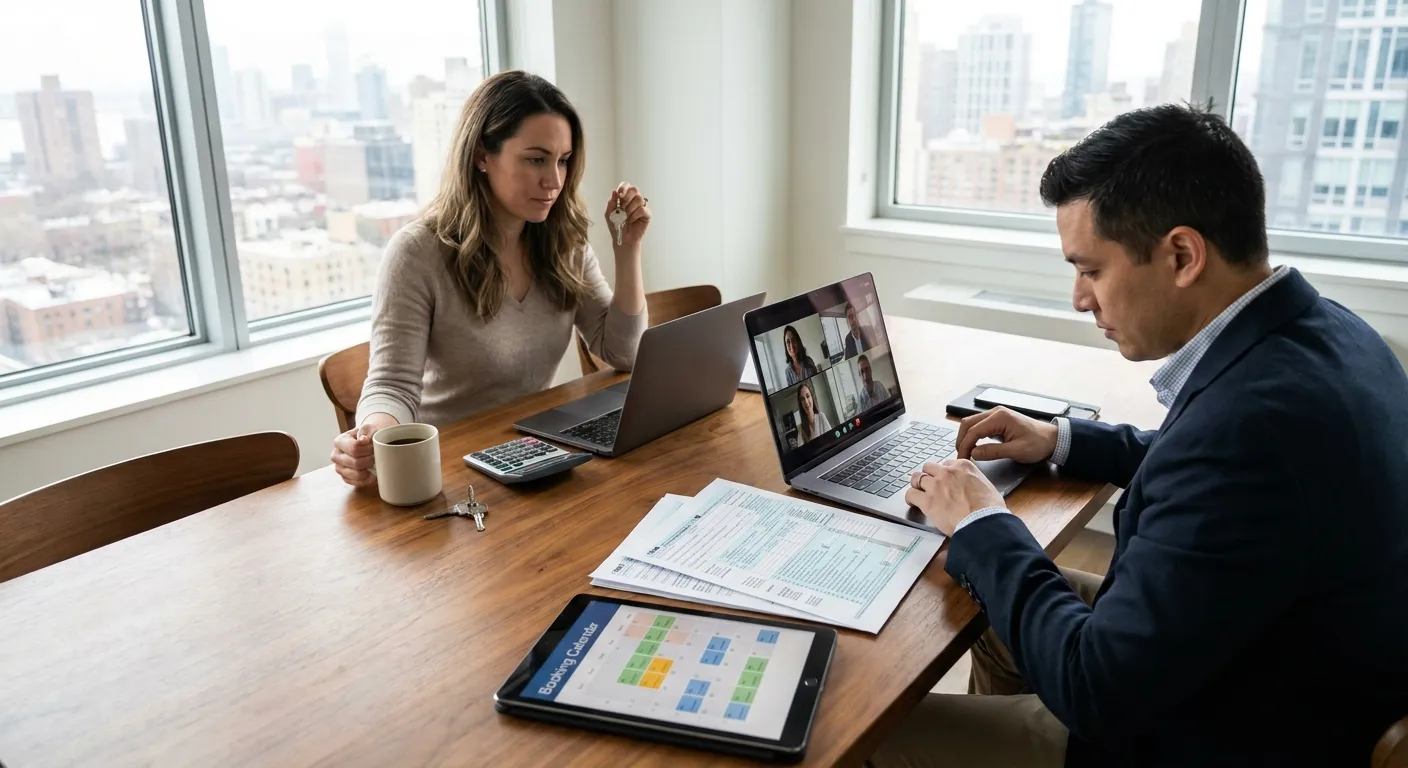 Can a spouse use the short-term rental loophole while working full time