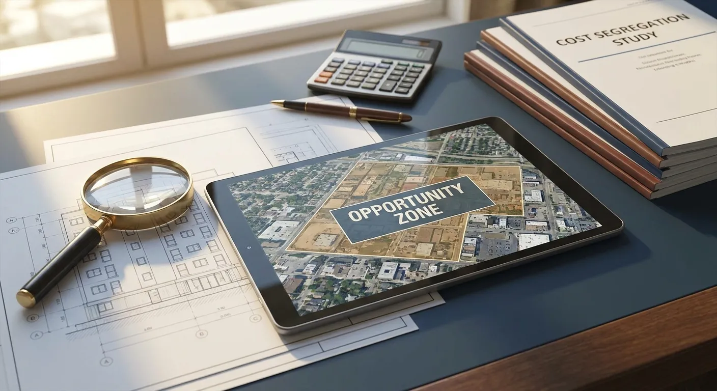 Cost segregation study for opportunity zone investments