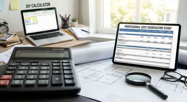Why a $2,200 flat-fee cost segregation study beats a DIY calculator