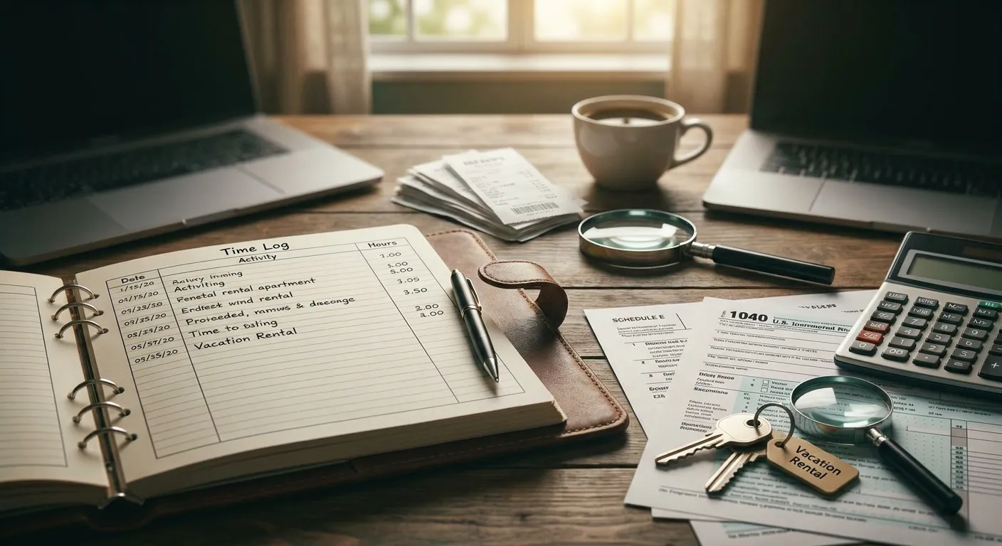 Short-term rental loophole time log: what the IRS wants to see